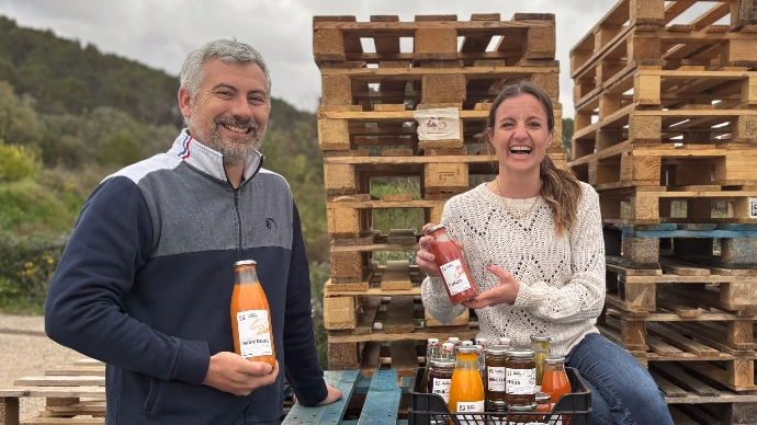 Alison et Sébastien, fondateurs des Cuisiniers du Potager